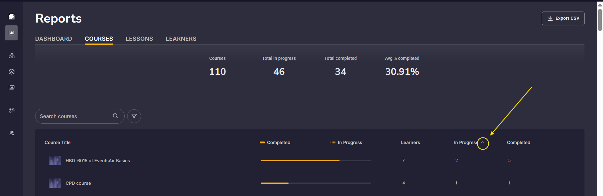 Sort course report.png